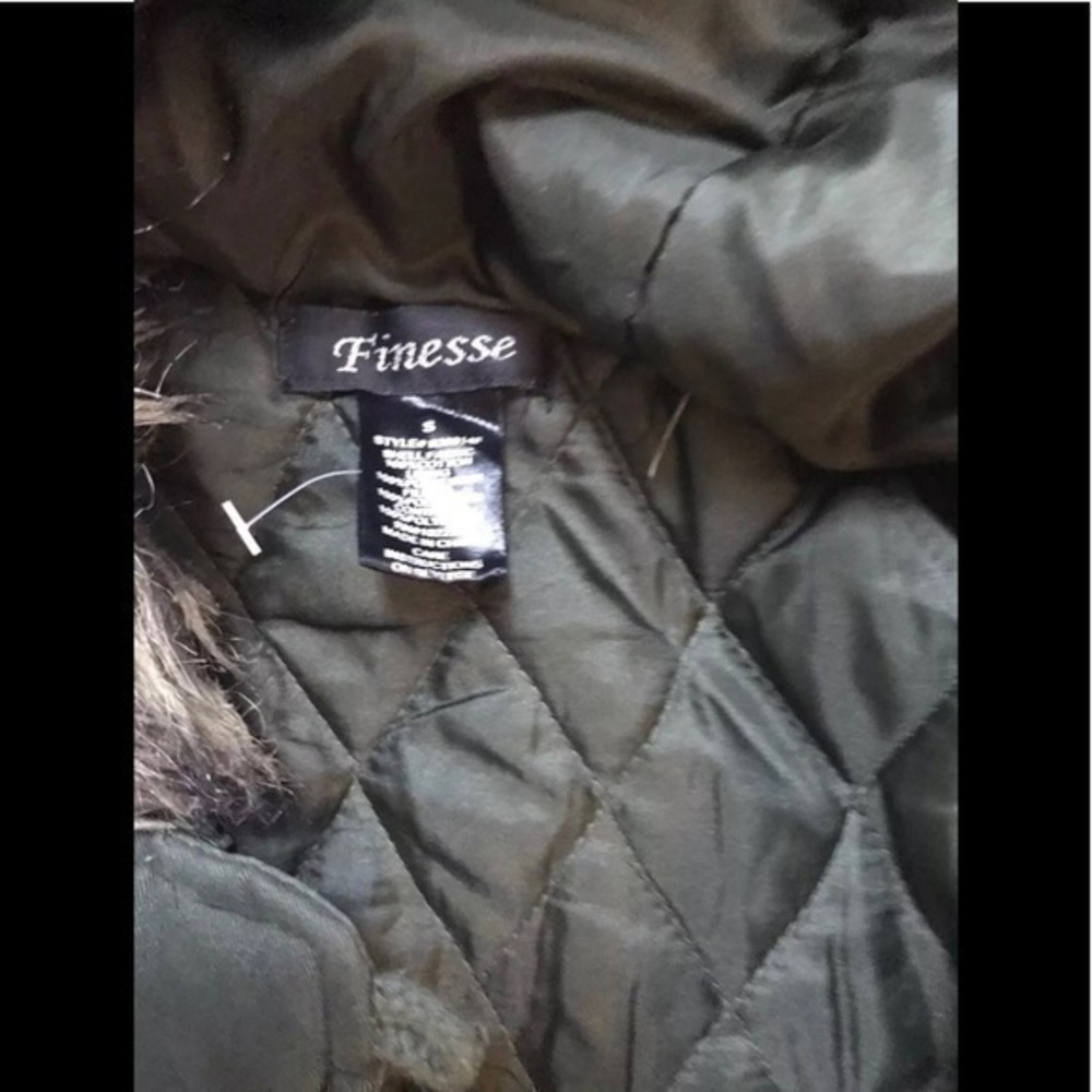 Forest Green Jacket Size Small - image 7